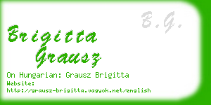 brigitta grausz business card